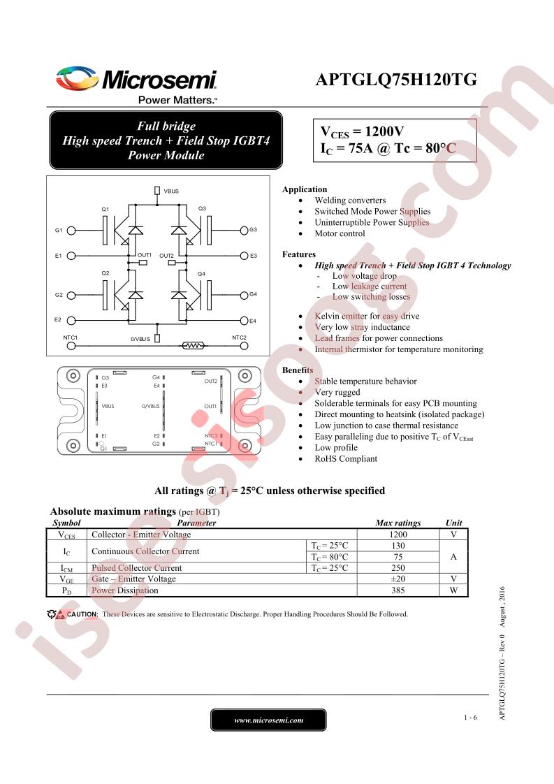 APTGLQ75H120TG
