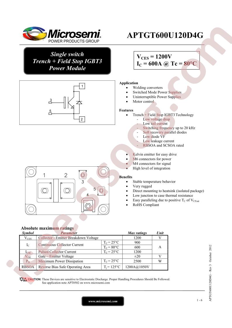 APTGT600U120D4G