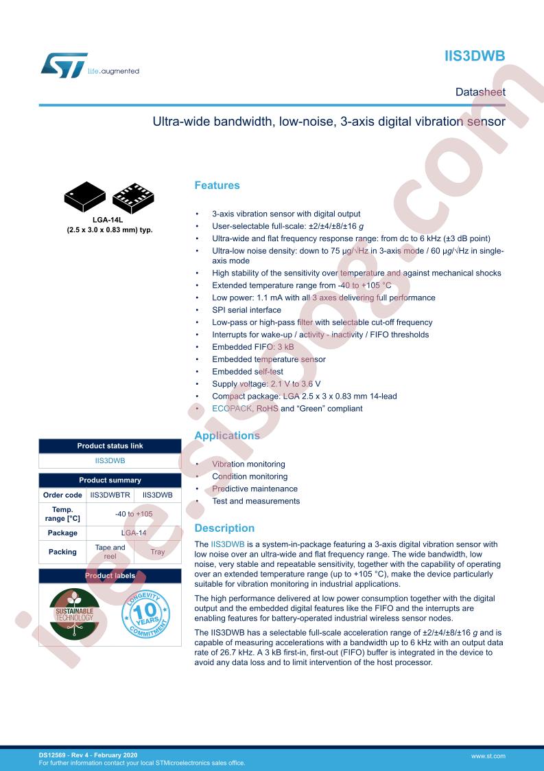 IIS3DWB