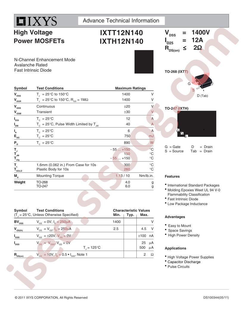 IXTT,H12N140