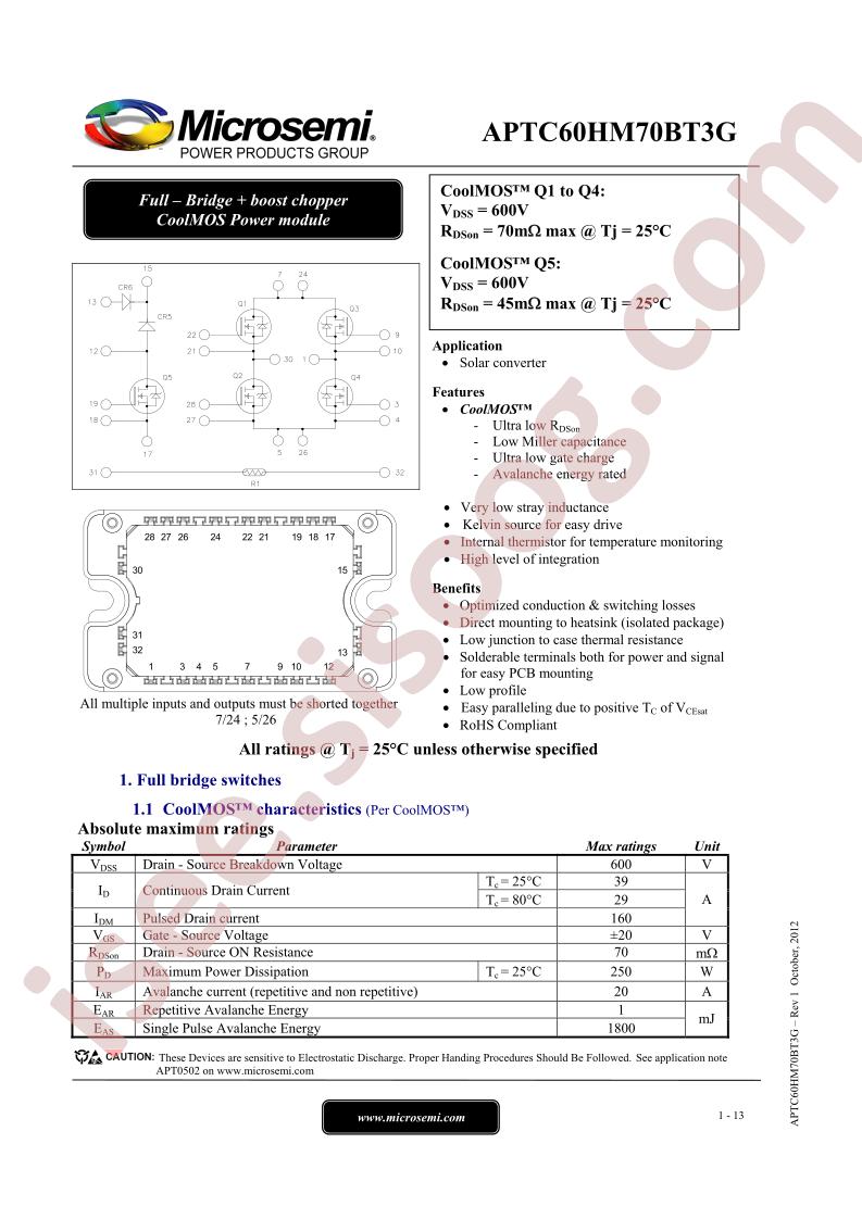 APTC60HM70BT3G