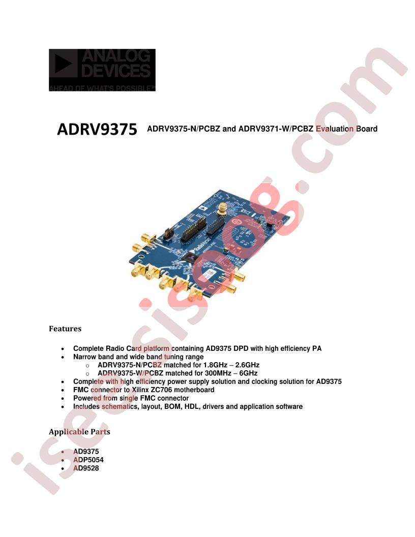 ADRV9375 EVB