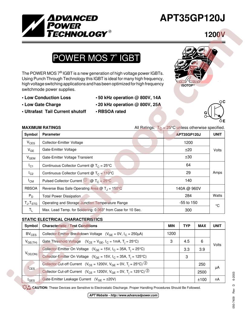 APT35GP120J