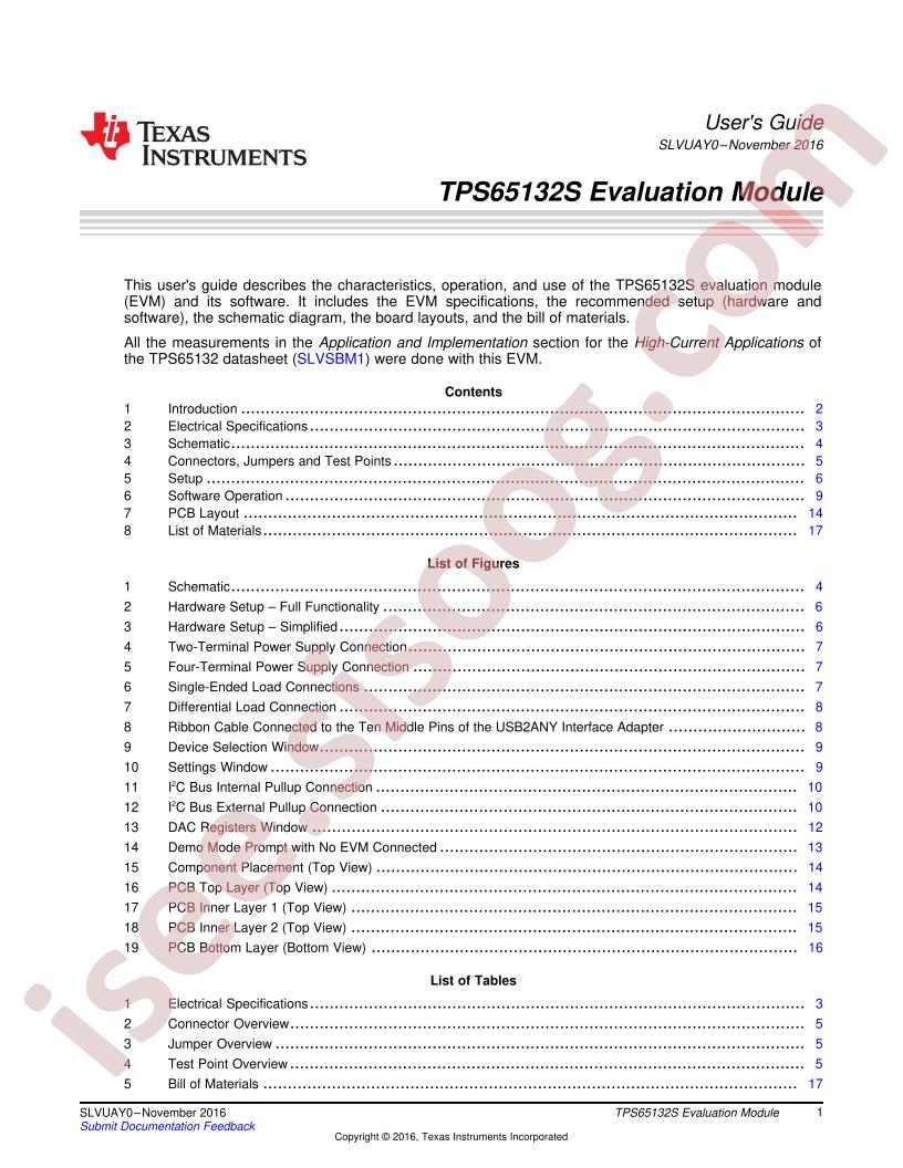TPS65132SEVM-866 User Guide