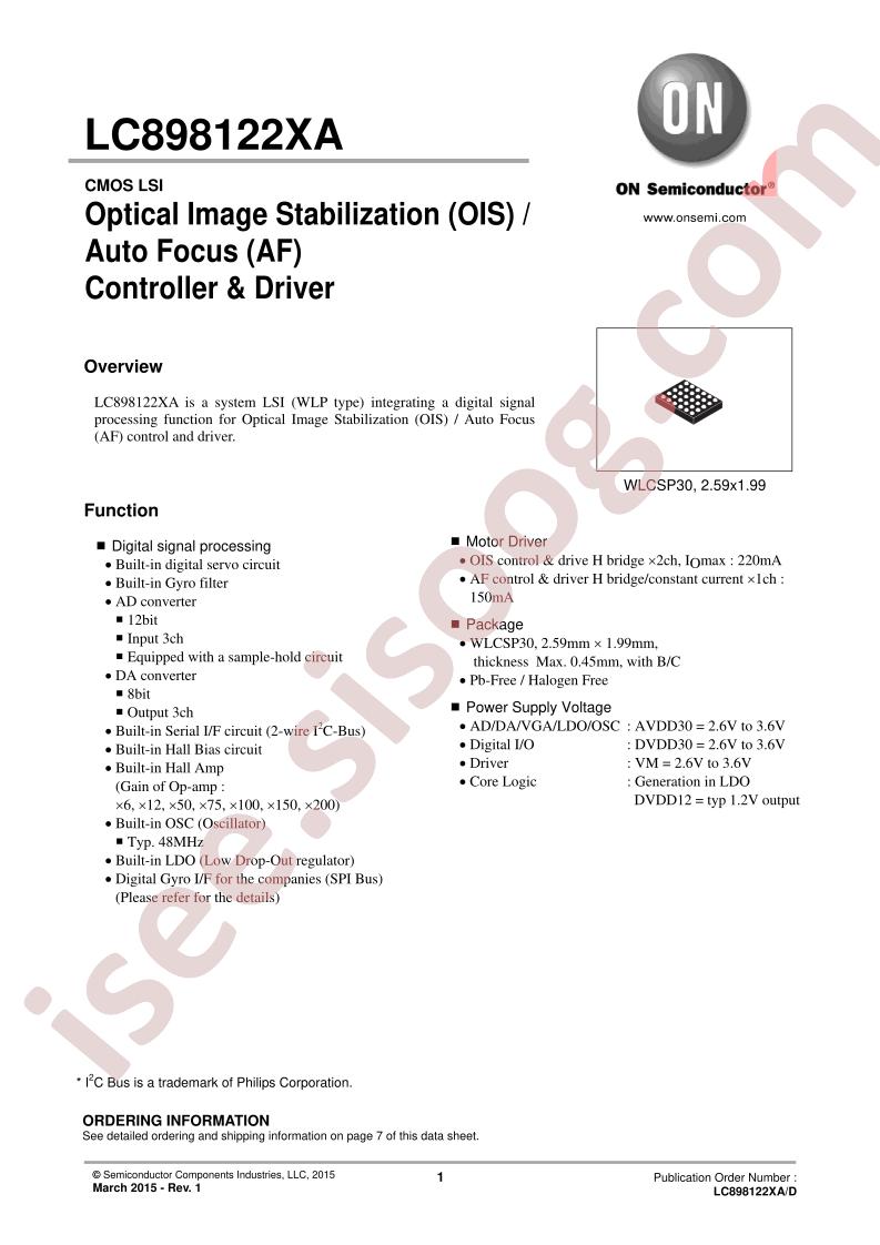 LC898122XA