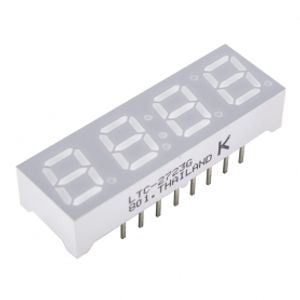 سون سگمنت 4 دیجیت ساعتی 0.28 اینچ سبز کاتد مشترک مارک LITE-ON کد LTC-2723G