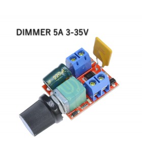 ماژول دیمر 5  آمپر mini dc motor pwm 3-35V