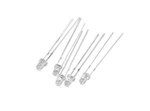 LED لیزری دو رنگ سفید و قرمز 3 میلی متر بسته 10 عددی