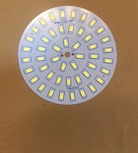 LED DOB مهتابی 12VDC 48LED گرد قطر 90mm