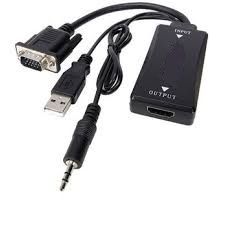 تبدیل VGA به HDMI با کابل خروجی صدا