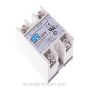 رله جامد  تک فاز (استوک ) | Solid State Relay single phase 4-32VDC  90-480VAC 25Aاستوک