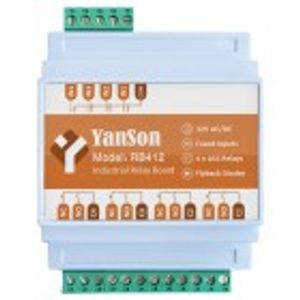 رله برد 4 کانال صنعتی 16 آمپر 12 ولت RB412