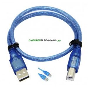کابل تبدیل USB A به USB B به طول 30 سانتیمتر