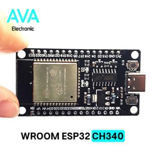 برد توسعه Wroom esp32 با مبدل CH340 دارای بلوتوث و WIFI