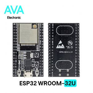 برد توسعه ESP32 WROOM-32U دارای WIFI ، بلوتوث و مبدل CP2102