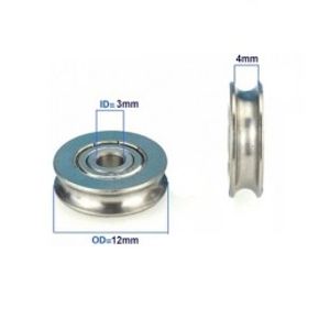 بلبرینگ شیاردار U623ZZ 3*12*4