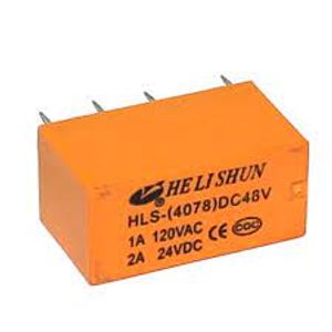 رله 12 ولت مخابراتی 8 پایه 1 آمپر HLS-4078-DC12V