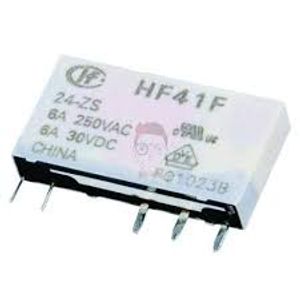 رله 24 ولت باریک 5 پایه 6 آمپر HF41F-24-ZS