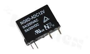 رله 24 ولت پی ال سی 4 پایه 5 آمپر NHG NG6D-ADC24V