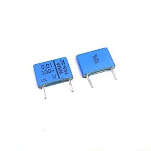 خازن ام کا تی 10 نانو فاراد MKT WIMA FKS 100nF 100V