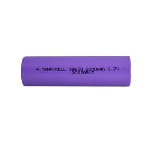 باتری لیتیوم یون 3.7v سایز 18650 ظرفیت 2000mAh