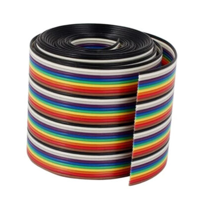 کابل فلت 40 رشته رنگی یک متری