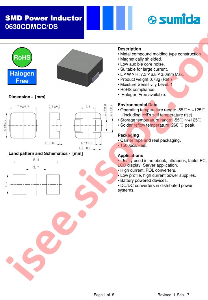 0630CDMCCDS-6R8MC