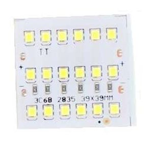 LED DOB مهتابی 12VDC 18LED مربعی سایز 40x40mm