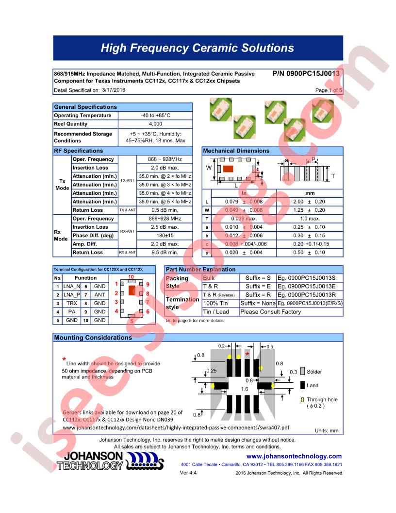 0900PC15J0013