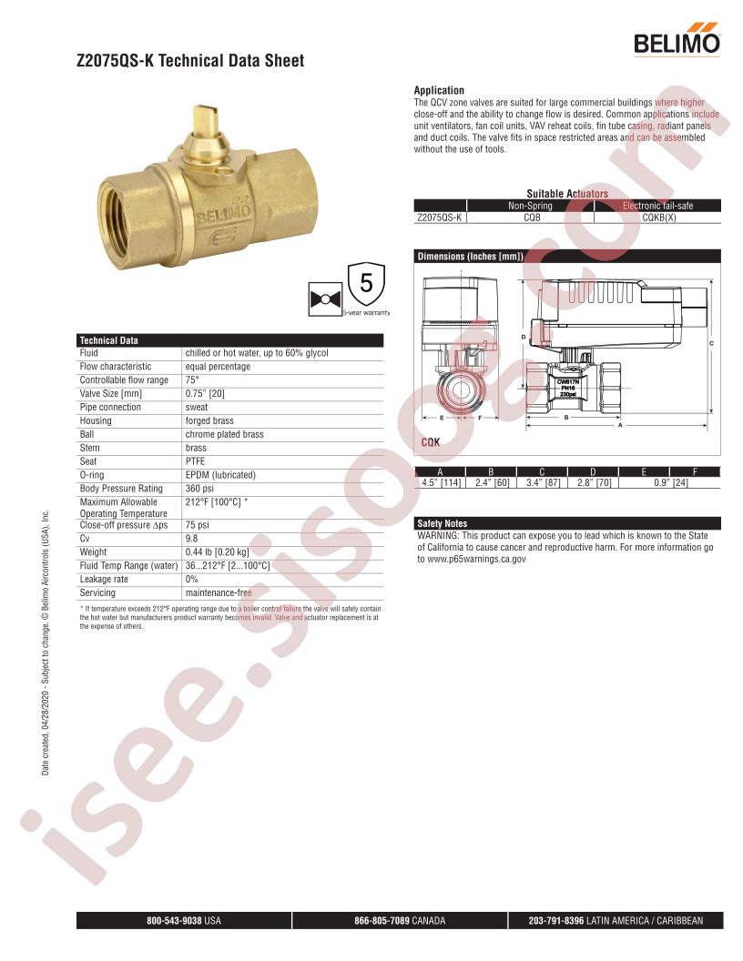 Z2075QS-K