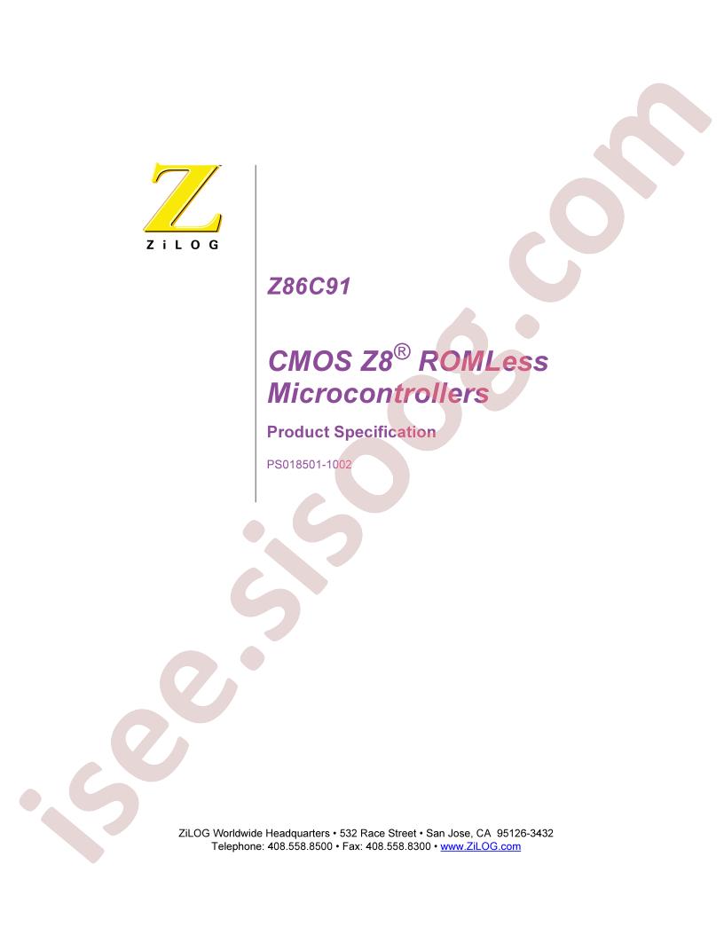 Z86C91