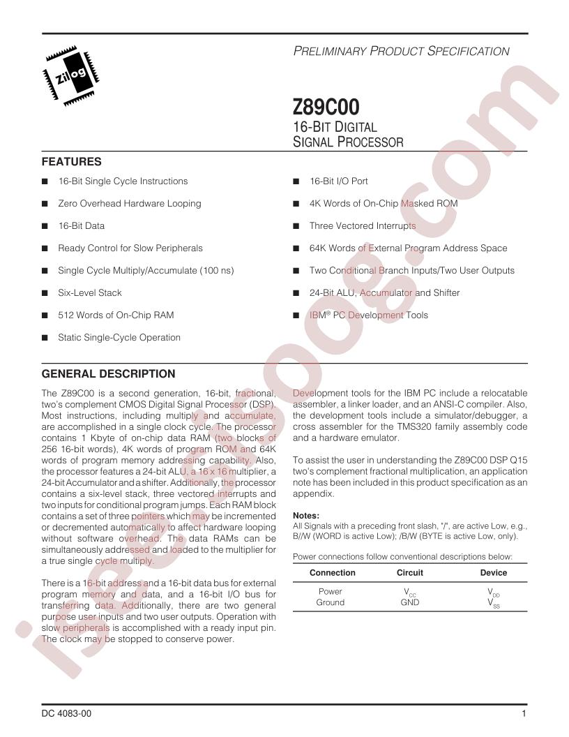 Z89C00