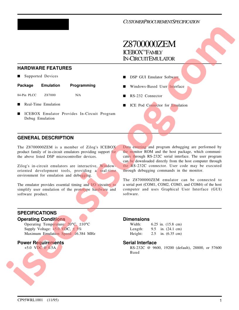 Z8700000ZEM
