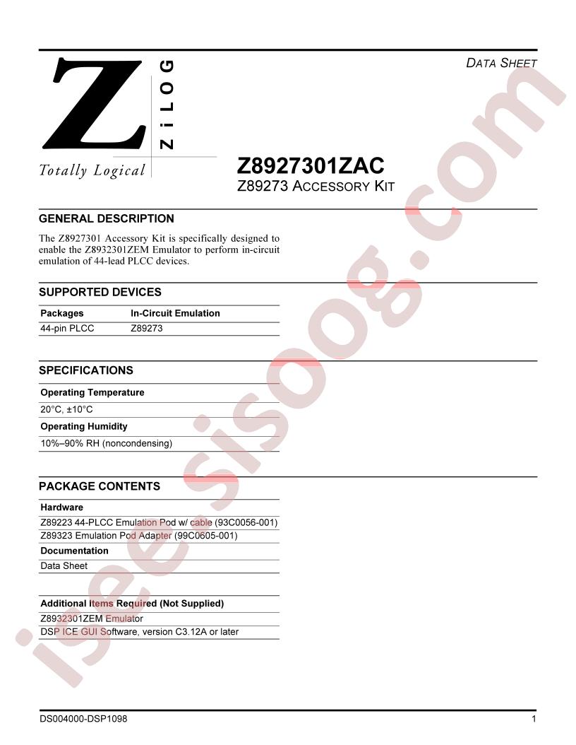 Z8927301ZAC
