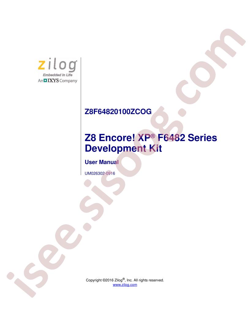 Z8F64820100ZCOG