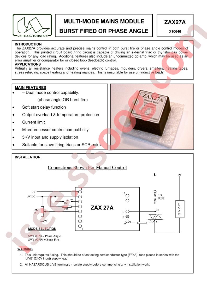ZAX27A