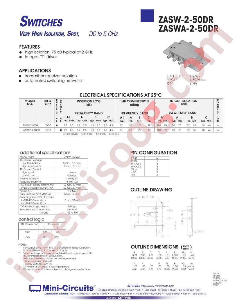 ZASW-2-50DR