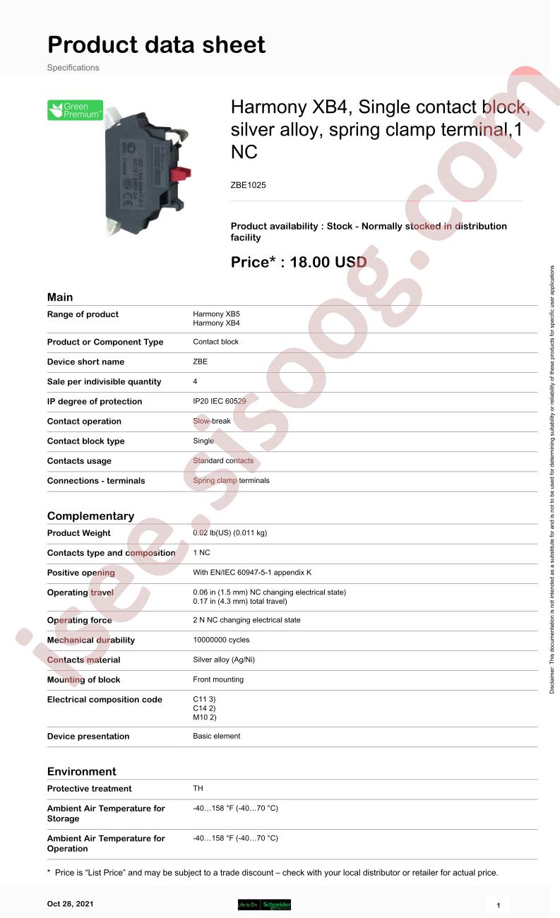 ZBE1025