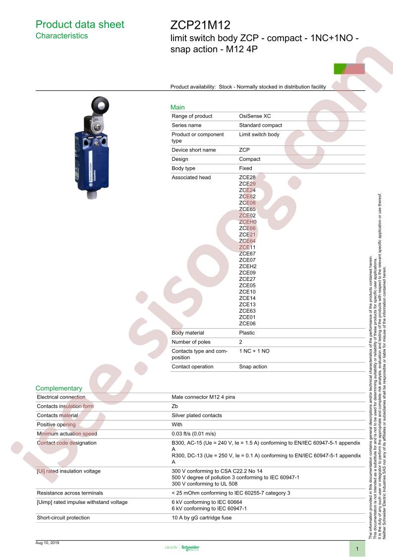 ZCP21M12