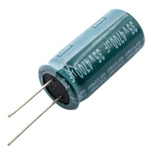 خازن الکترولیتی امپدانس پایین 4700uF / 35V تایوانی مارک TAICON سری PW طول عمر 5000Hrs