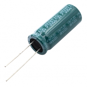 خازن الکترولیتی امپدانس پایین 3300uF / 16V تایوانی مارک TAICON سری PW طول عمر 5000Hrs