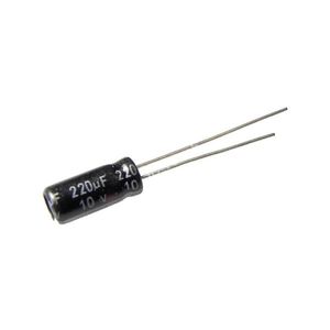 220uf 10V بسته 80 عددی خازن 220 میکروفاراد