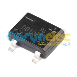 پل دیود 1000 ولت 1 آمپر DB107 پکیج SMD