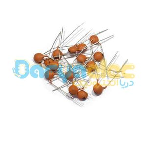 خازن عدسی 220 پیکو فاراد 50 ولت بسته 10 عددی