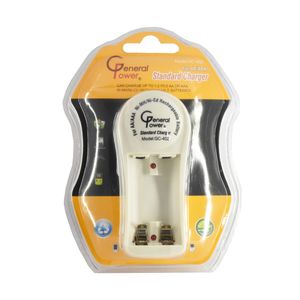 شارژر باتری قلمی و نیم قلمی دوتایی GC-402 برند GENERAL POWER