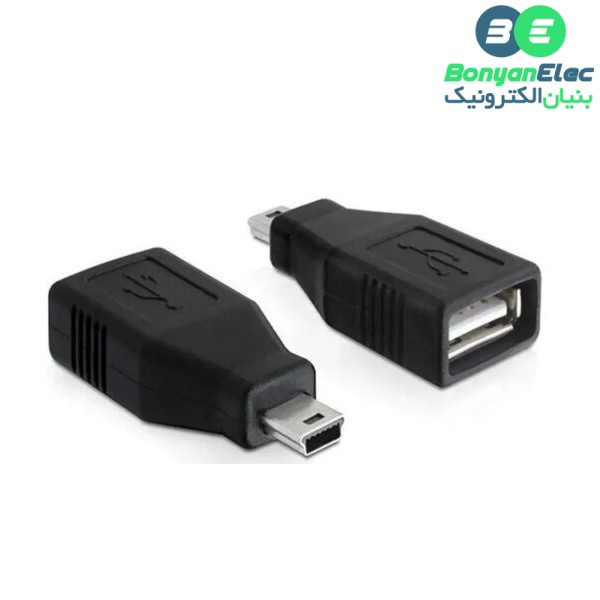تبدیل USB A مادگی به USB Mini نری (کابل اپ S58)