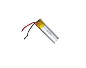 باتری لیتیومی 3.7 ولت 500mA سایز  30X9.3mm