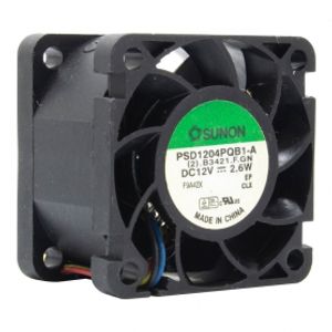 جت فن 12V-2.6W سایز 4x4x2.8cm مارک SUNON مدل PSD1204PQB1-A