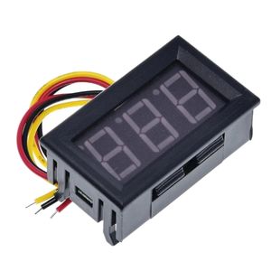 ولتمتر 0-100v قابدار سه سیم 0.56INCH