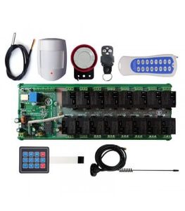 کنترل از راه دور 16 کانال 40 آمپر پیامکی ، وای فای ، ریموتی و دزدگیر